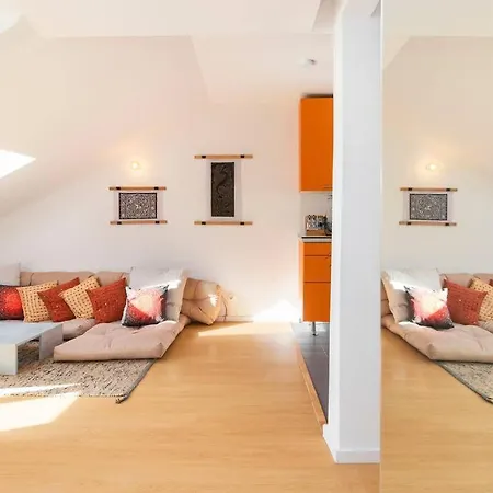 Apartment Romantic Rooftop Apart W/ River View Ac Heating Lisbon